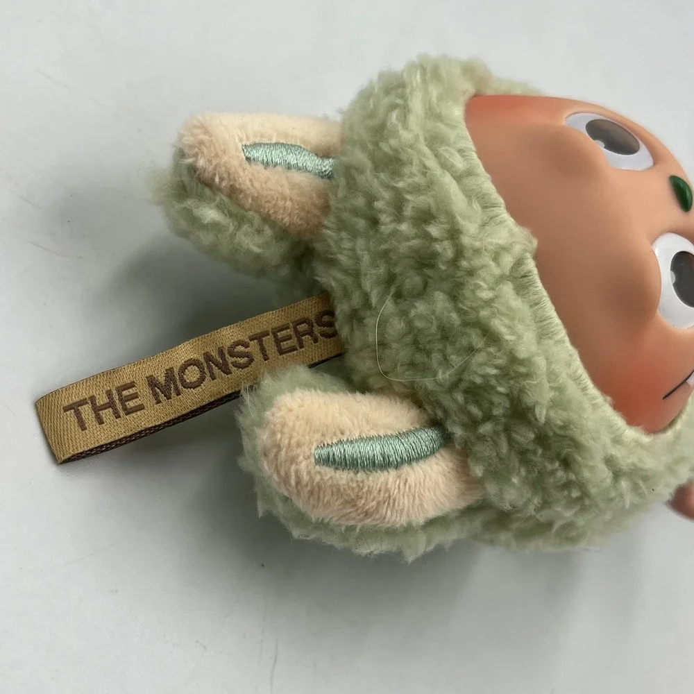 POP MART Style Green Grape The Monsters Exciting Macaron Plush Keychain 6